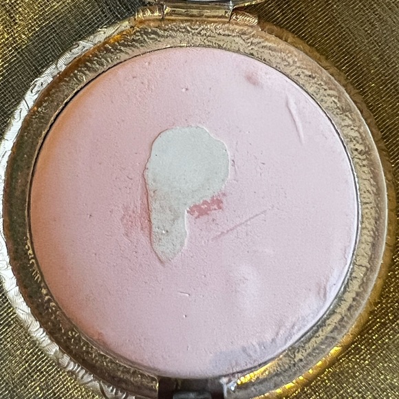 VINTAGE ESTEE LAUDER POWDER COMPACT 1960s Gold Tone & Mother Of Pearl - Picture 4 of 13